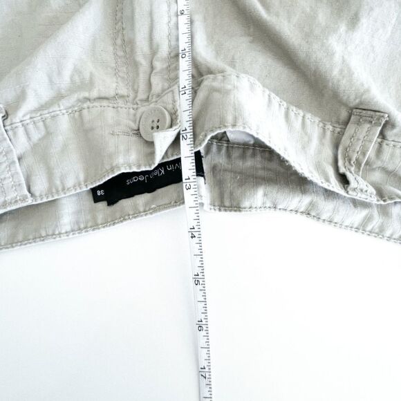 Calvin Klean Jeans Mens Casual Chino Cargo Shorts Multiple Pockets Tan Size 38 - Picture 6 of 9